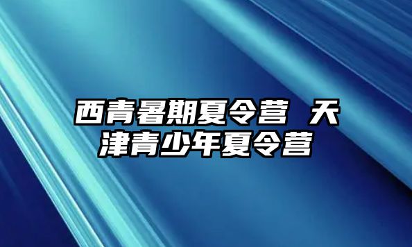 西青暑期夏令營 天津青少年夏令營