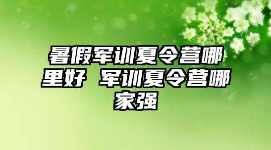 暑假軍訓夏令營哪里好 軍訓夏令營哪家強