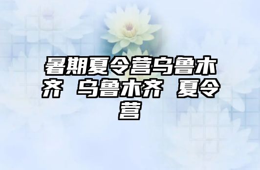 暑期夏令營(yíng)烏魯木齊 烏魯木齊 夏令營(yíng)