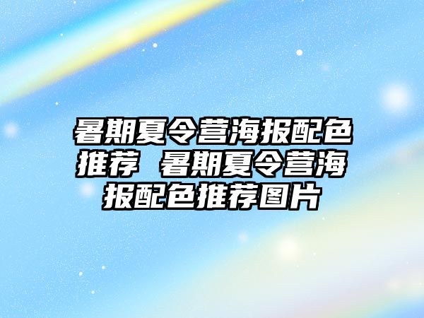 暑期夏令營(yíng)海報(bào)配色推薦 暑期夏令營(yíng)海報(bào)配色推薦圖片